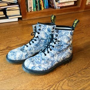 Dr Martens 1460 Blue Graffiti Womens US 8